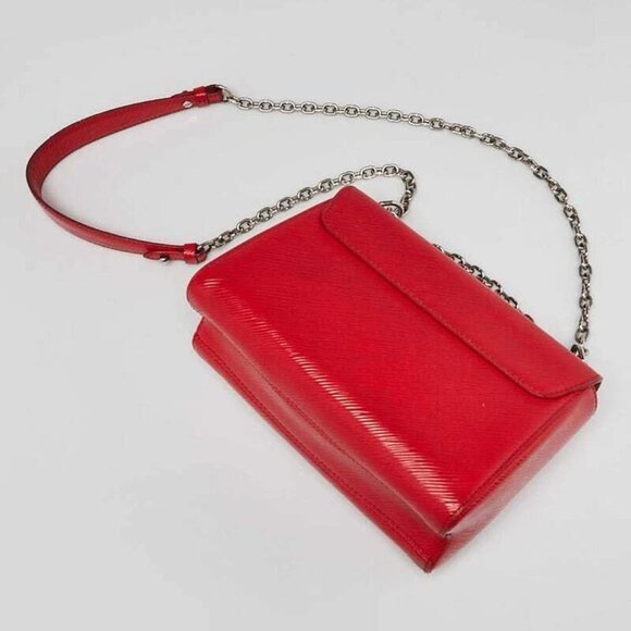 Louis Vuitton Coquelicot Epi Leather Twist MM Bag - Picture 6 of 9